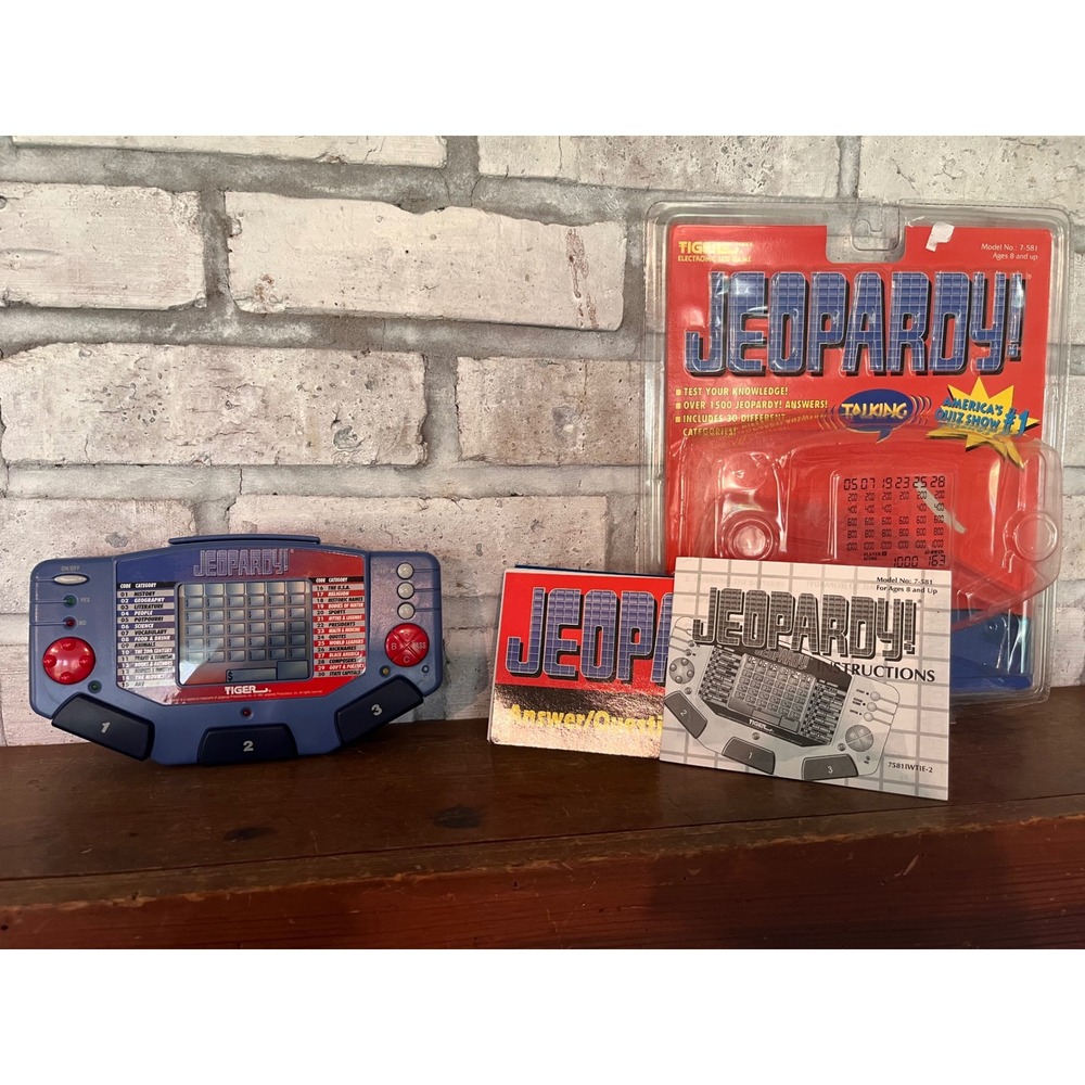 Tiger Handheld Jeopardy Electronic Trivia‎ Game